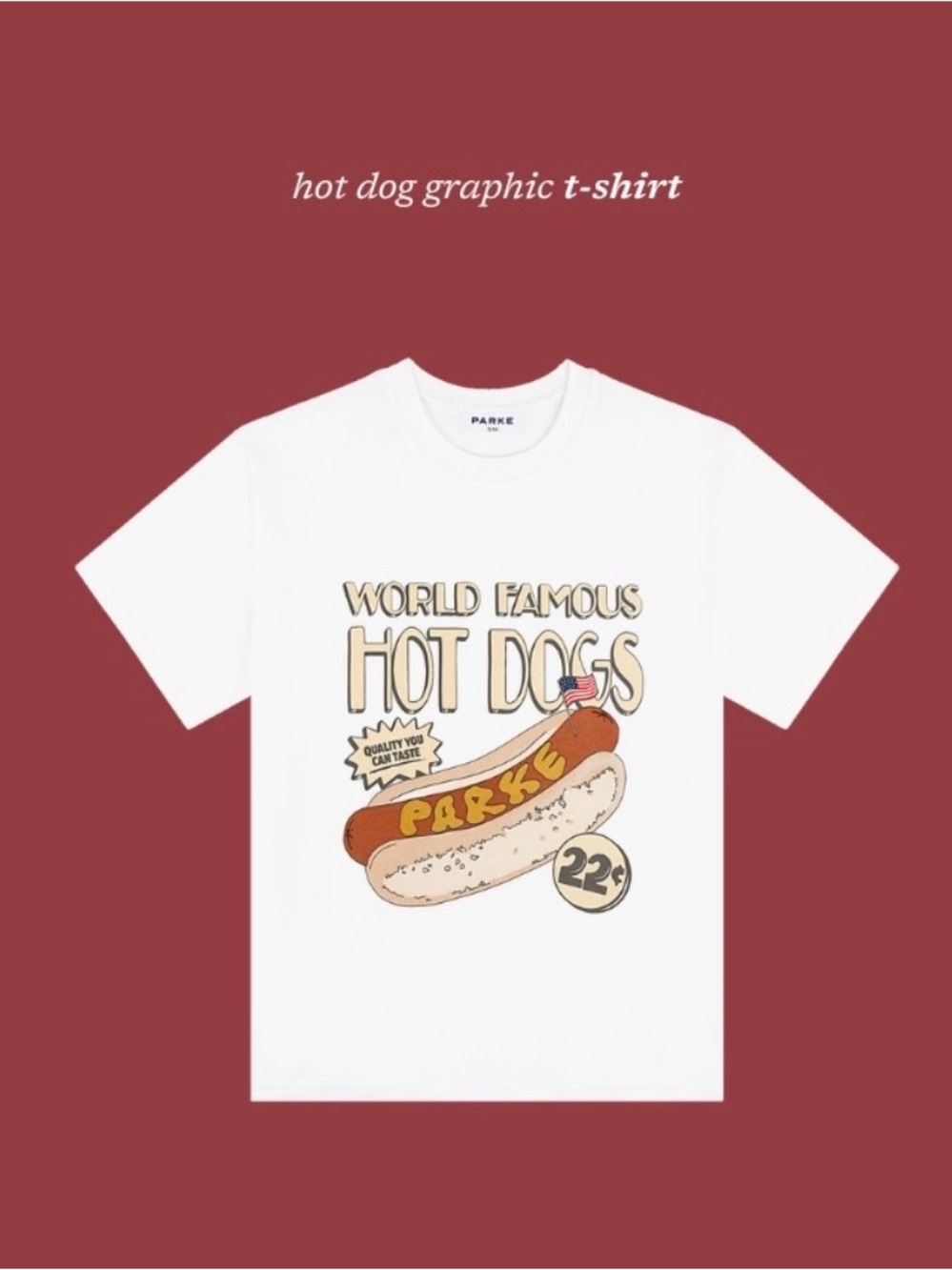Parke Hot Dog Graphic Tee!